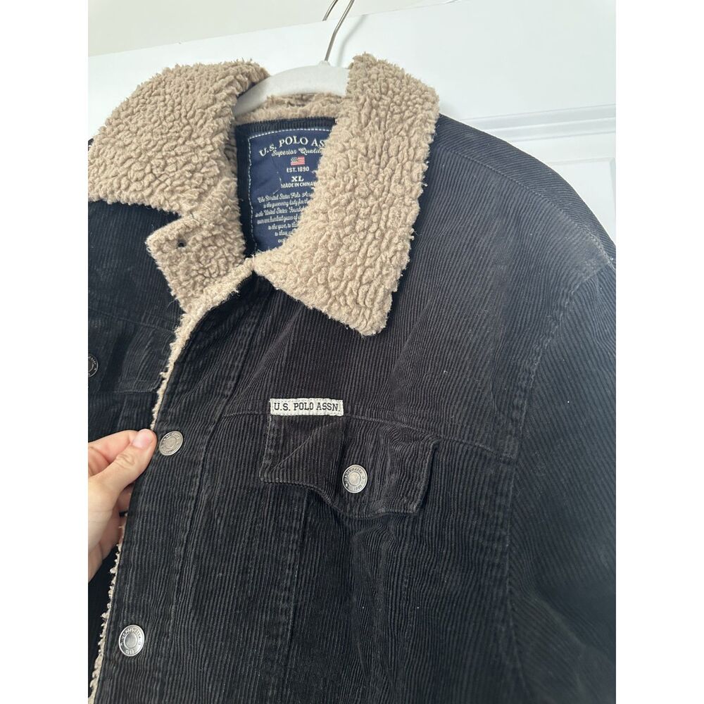 Vintage Polo Sherpa Lined Corduroy Jacket